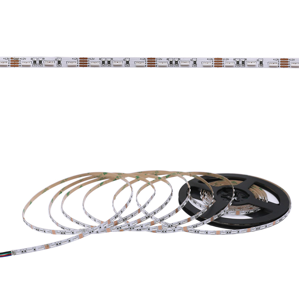5mm Ultra Narrow Side Emitting RGB LED Strip Lights Multi-Color - DC12V 450LEDs 16.4ft 5mm Ultra Narrow Side Emitting RGB LED Strip Lights Multi-Color - DC12V 450LEDs 16.4ft